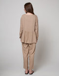 St. Yves Long Sleeve Pyjama Pants Plain Niaga