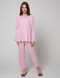 St. Yves Long Sleeve Pyjama Pants Plain Niaga