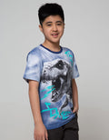 Aero Short Sleeve T-Shirt Fullprint Tiedye Dino