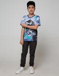 Aero Short Sleeve T-Shirt Fullprint Tiedye Dino
