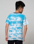 Aero Short Sleeve T-Shirt Full Print Tiedye Shark Attack