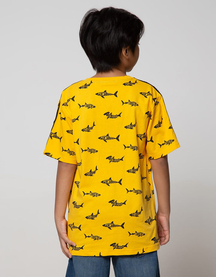 Aero Short Sleeve T-Shirt Printnofloc Many Shark