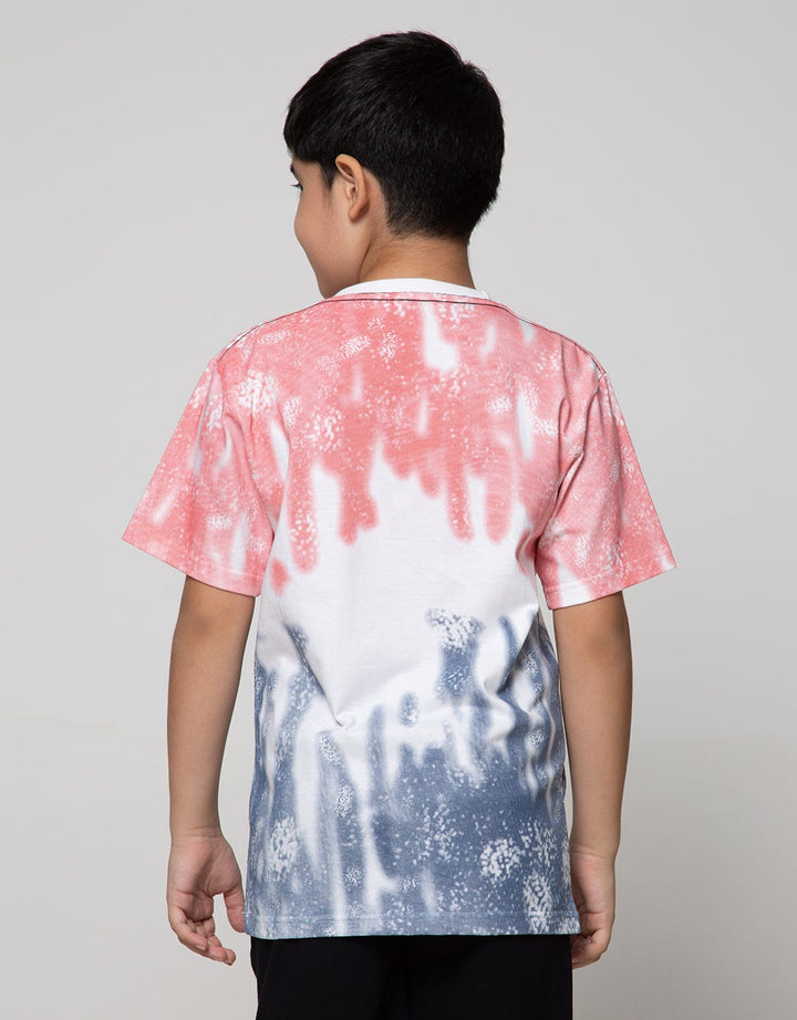 Aero Short Sleeve T-Shirt Full Print Regu Ombre Shark Onne