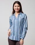 Connexion Long Sleeve Shirt 78 Skoder Print Stripes