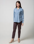 Connexion Long Sleeve Shirt 78 Skoder Print Stripes