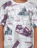 Nevada Short Sleeve T-Shirt Short Sleeve Map Nevada