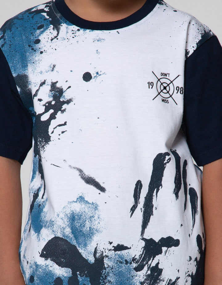 Nevada Short Sleeve T-Shirt Short Sleeve Print Splash
