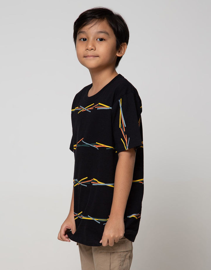 Nevada Short Sleeve T-Shirt Short Sleeve Multicolour Lines