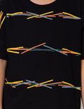 Nevada Short Sleeve T-Shirt Short Sleeve Multicolour Lines