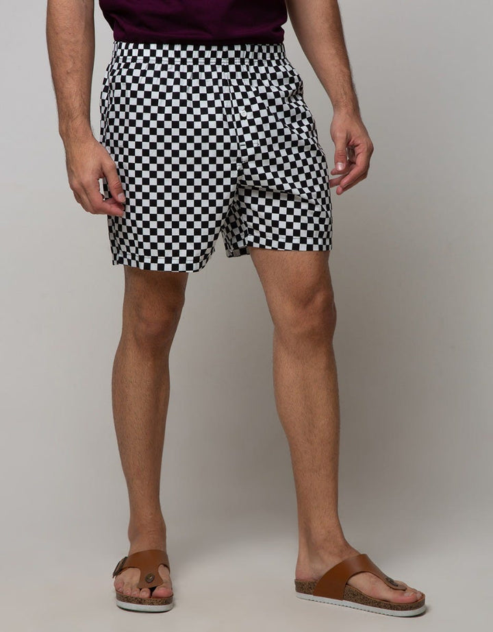BOXER WOVEN URBAN CH 3 CBWCK3:BLACK:L:CHECKS:BOXER