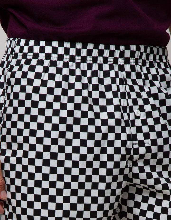 BOXER WOVEN URBAN CH 3 CBWCK3:BLACK:L:CHECKS:BOXER