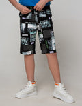 Nevada Short Woven Crop Collage Street Style