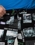 Nevada Short Woven Crop Collage Street Style