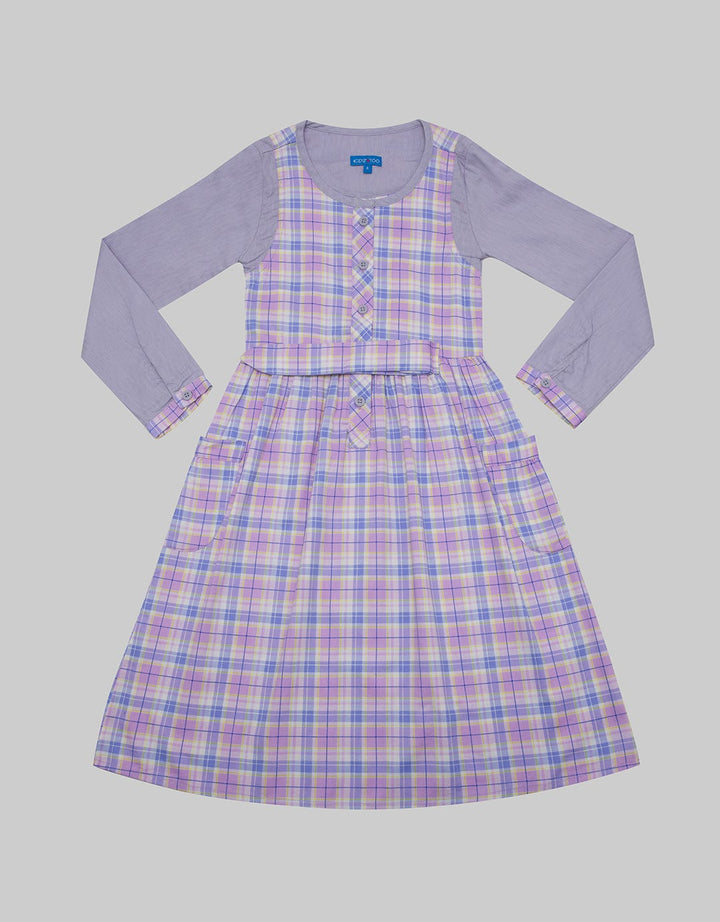 Kidz Too Long Sleeve Maxi Dress Modest Doby