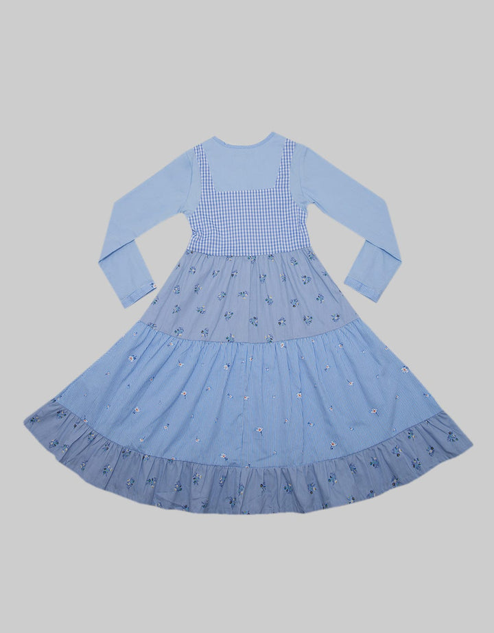 Kidz Too Overall Maxi Skirt Modest Stack Combination 3 Materials