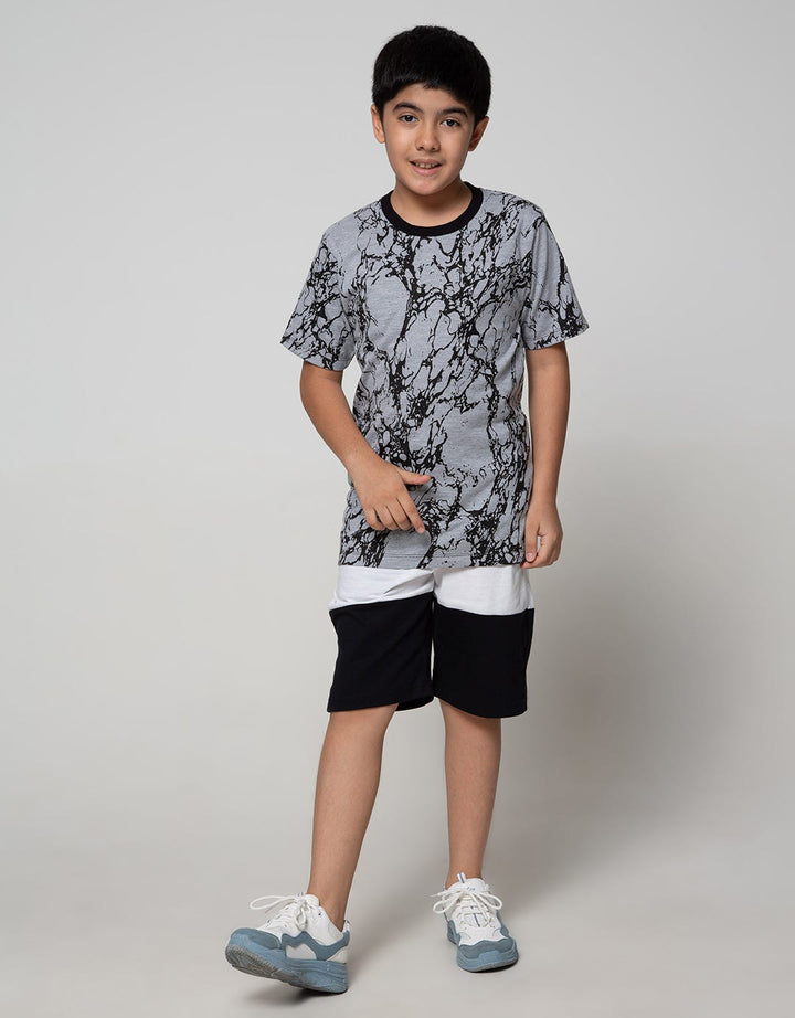 Nevada Short Knit Crop Knit 3 Blocks