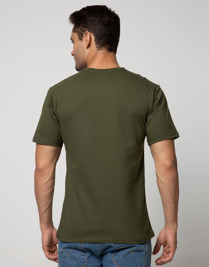 Details Short Sleeve T-Shirt Round Neck Pocket