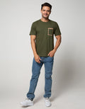 Details Short Sleeve T-Shirt Round Neck Pocket
