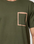 Details Short Sleeve T-Shirt Round Neck Pocket