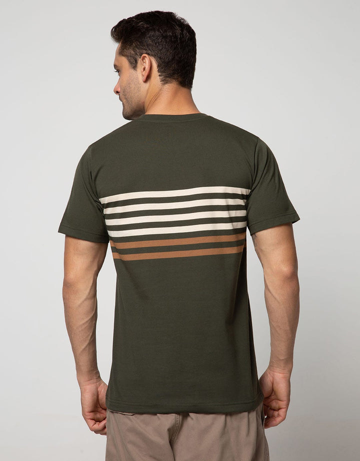 SS T-SHIRT STRIPE BL