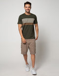 SS T-SHIRT STRIPE BL