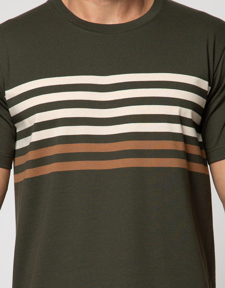 SS T-SHIRT STRIPE BL