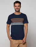 SS T-SHIRT STRIPE BL
