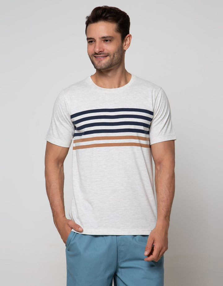 SS T-SHIRT STRIPE BL