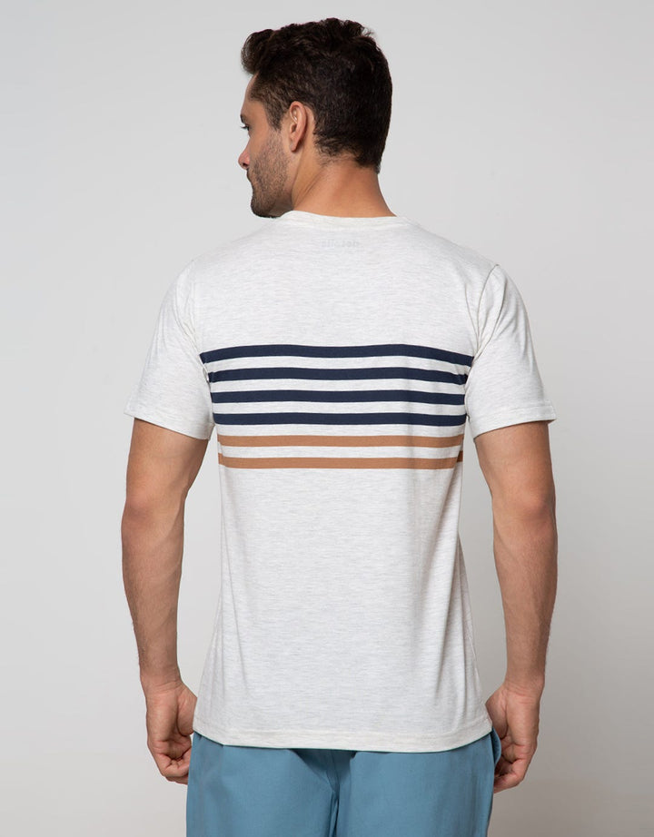 SS T-SHIRT STRIPE BL