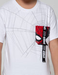 Marvel Spiderman Print Net Pocket Pull T-Shirt