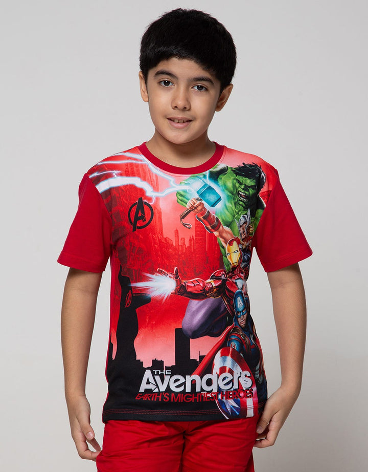 Marvel Avengers Main Team Sublime T-Shirt