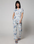 St. Yves Short Sleeve Pyjama Pants Agapanthus