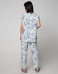 St. Yves Short Sleeve Pyjama Pants Agapanthus