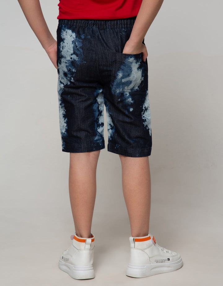 Nevada Short Denim Crop Denim Tye Dye