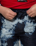 Nevada Short Denim Crop Denim Tye Dye