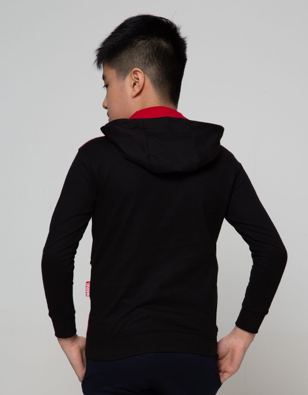 Marvel Sweater Hood Spd Logo Spiderman