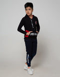 Marvel Sweater Hood Spd Logo Spiderman