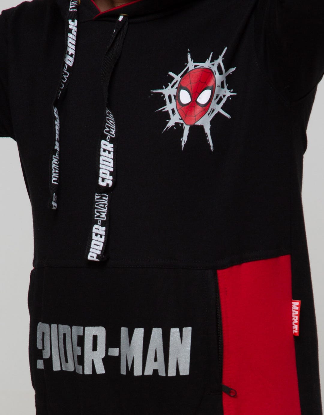 Marvel Sweater Hood Spd Logo Spiderman