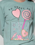 Aero Sweatshirt Sweet With Candy