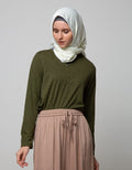Annisa Long Pants Loose With Elastic Waist And Drawcord