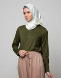 Annisa Long Pants Loose With Elastic Waist And Drawcord
