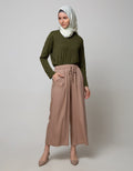 Annisa Long Pants Loose With Elastic Waist And Drawcord