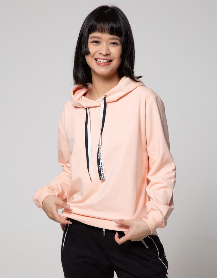 American Jeans Hoodie Ribbon Sweater Wanita