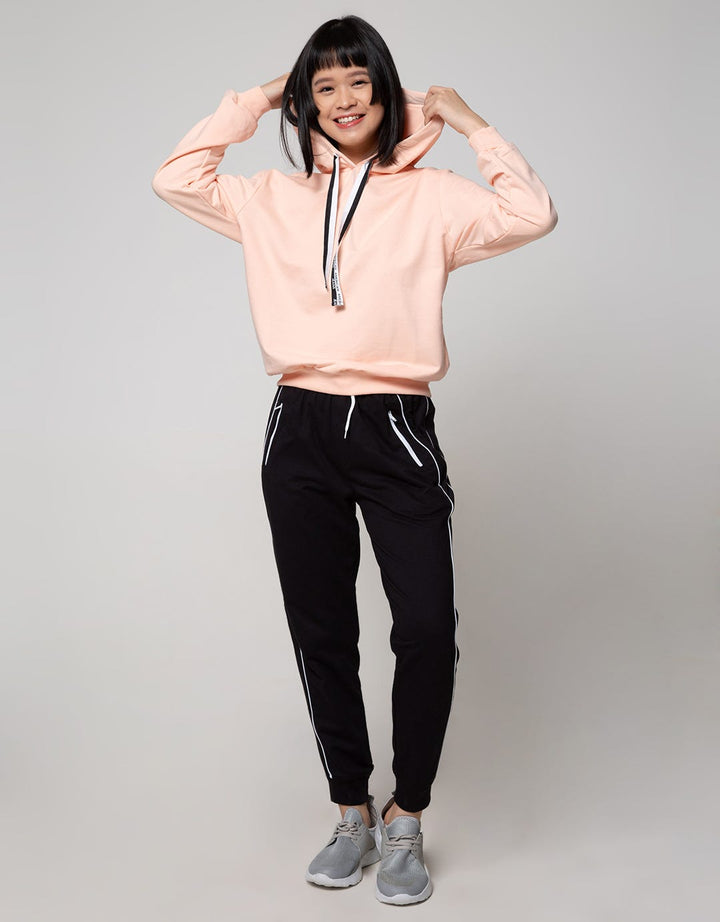 American Jeans Hoodie Ribbon Sweater Wanita