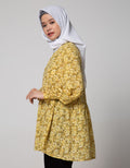 Annisa Long Sleeve Tunic Printed With Smoke Sleeve