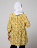 Annisa Long Sleeve Tunic Printed With Smoke Sleeve