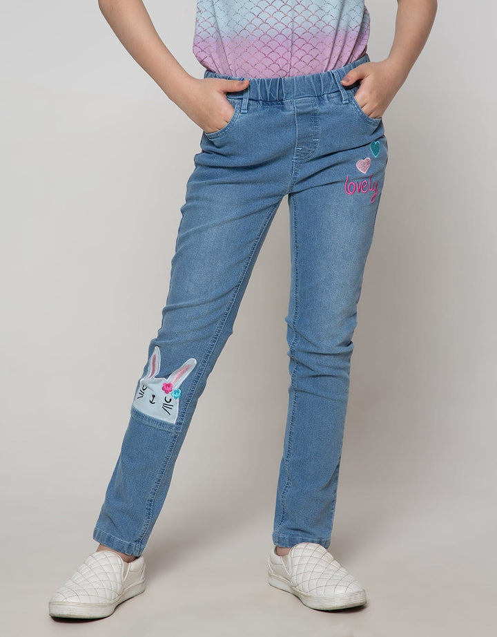 Aero Denim Long Pants Bunny