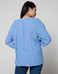 St. Yves Blouse Rayon Krinkle