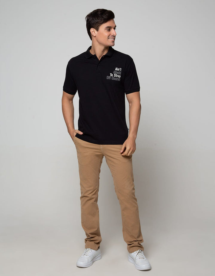 Nevada Short Sleeve Polo Shirt Basic Print