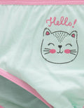 Kidz Too Brief Pack Of 3 Girls Hello Cute Cat